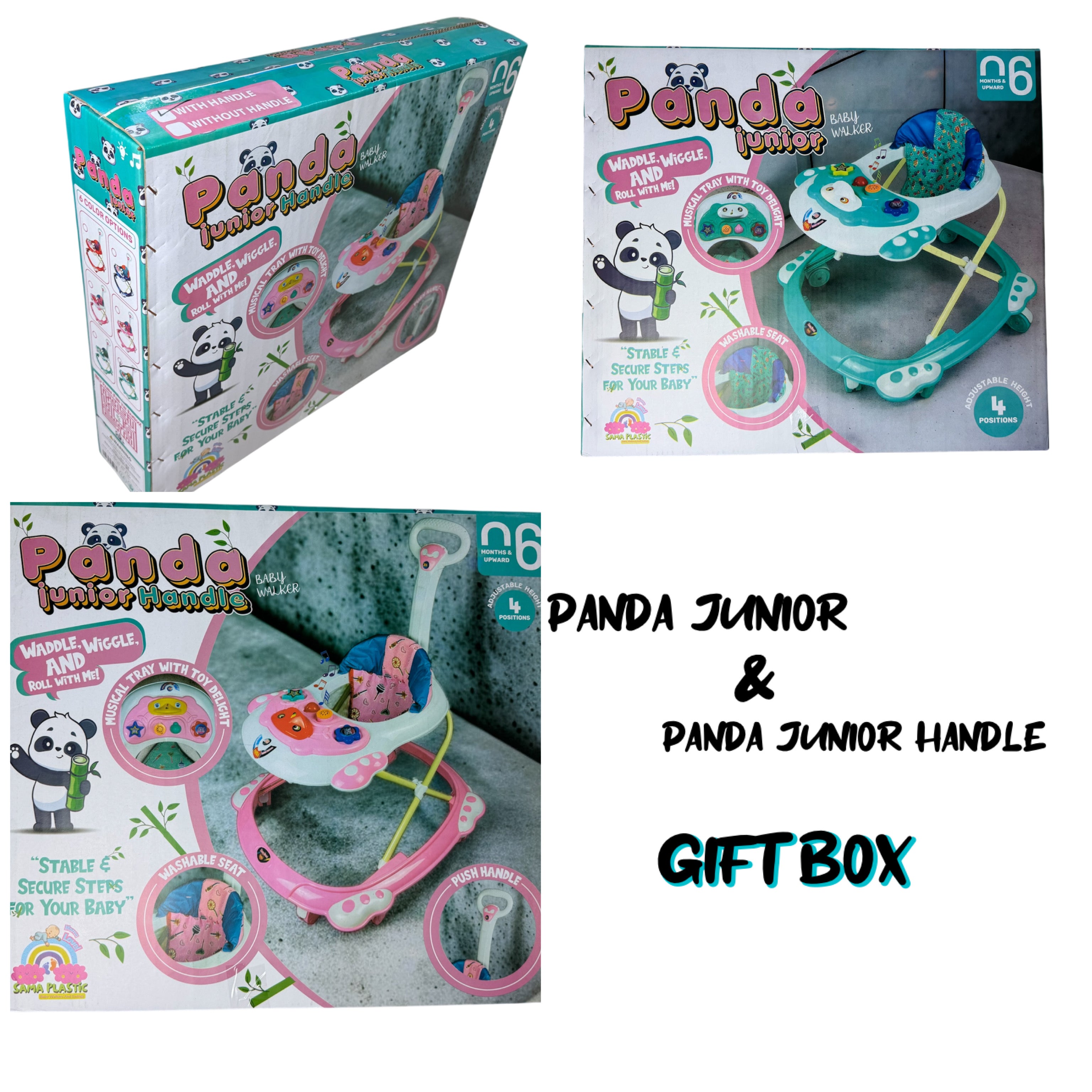 Panda Junior With And Without Handle In Gift Box Packaging